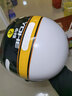 YOHE摩托车电动车头盔男女通用电动车安全帽3C认证头盔 动感黄白 特大码（XL） 实拍图