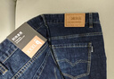 HLA海澜之家牛仔裤男三国演义直筒裤五袋款大码裤子男 实拍图