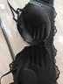 KJ品牌无钢圈文胸小胸聚拢性感蕾丝文胸套装上托侧收内衣女新款胸罩 纯黑套装 75B 34B 实拍图