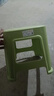 网红塑料凳子30.5cm客厅防滑凳餐桌凳简约可摞叠便携凳浴室凳 绿色【两种款式随机发】 （一个装） 实拍图