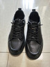百丽时尚百搭小白鞋男鞋一脚蹬休闲板鞋A1920AM5 黑色 41 实拍图