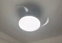 雷士（NVC） 风扇灯LED吊扇灯隐形扇现代简约变频餐厅卧室客厅遥控高显色灯具 荐！清风24W/高显指/6档调风 实拍图