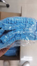 安美尚（ams）一次性帽子 加厚无纺布头套透气网头发帽厨房厨师无尘车间工作卫生防污油烟防尘头罩两千个蓝色 实拍图