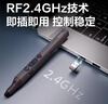 得力（deli）激光翻页笔教师用可伸缩教鞭希沃白板PPT触控笔演讲笔 无线演示课件笔遥控演示器 绿光深灰MA113G 实拍图