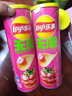 乐事（Lay's）无限薯片 鲜浓番茄味 104克*2罐 208克 休闲零食 膨化食品 实拍图