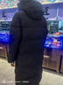鸭鸭王一博同款冰壳系列3.0pro羽绒服男女长款过膝25冬季新款极寒外套 YE5B000656A黑色3.0 2XL (建议175-195斤) 实拍图