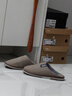 洁丽雅棉拖鞋女秋冬季室内家居防滑保暖拖鞋厚底毛毛女士家用男棉鞋外穿 咖啡 【抗菌升级款】 44-45 (适合43-44码) 实拍图