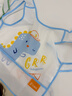 Babyprints围兜儿童罩衣幼儿园吃饭宝宝围嘴防溅防水反穿衣口水兜无袖两件 实拍图