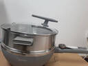 美的（Midea）电炒锅 电火锅 电蒸锅 电煮锅家用多功能 炒菜锅一体不沾5.5L上蒸下煮电热锅 HCG3215 配蒸笼木铲 实拍图