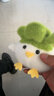武汉文创蒜鸟发声玩偶纪念品鄂人和平鸟钥匙扣毛绒玩具公仔挂件 白色武汉蒜鸟【1个装】 武汉蒜鸟背包挂件桌面摆件 实拍图