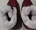 足力健老人鞋雪地靴高帮加厚棉鞋羊毛鞋2296303D 女/雅致红 37 实拍图