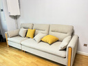 源氏木语布艺沙发现代简约客厅组合家具北欧小户型多色可选转角沙发 【砂砾白】三人位2.5m 实拍图