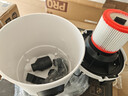 亿力吸尘器家用手持轻量超强大吸力 桌面床上地毯干湿吹吸两用 小型除尘吸猫毛神器小白桶12L  实拍图