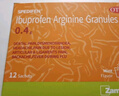 【原研】司百得精氨酸布洛芬颗粒0.4g*12包*2盒 痛经 生理痛 牙疼痛 头痛 解热镇痛 实拍图
