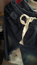 回力牛仔裤男春秋季直筒裤子男宽松阔腿休闲裤男美式长裤男裤 黑灰XL 实拍图