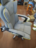 锦汐电脑椅办公椅子电竞椅家用人体工学椅老板椅主播靠背椅皮革转椅 灰色+4级杆+乳胶【二代升级】 实拍图