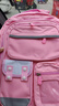 靓宝宝库洛米三到六女孩小学生减负护脊大容量一年级二女童轻便儿童书包 小号粉色(适合1-2年级) 实拍图
