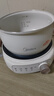 美的（Midea）电煮锅 电火锅 电热锅 电炒锅 分体式可拆洗 2.6L小电锅 学生宿舍多功能锅泡面锅 XZC2088S 配蒸笼 实拍图