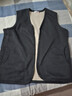 浪莎中老年保暖背心男冬季加绒加厚保暖内衣老年坎肩羊羔绒马甲 实拍图