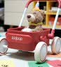 kidpop宝宝学步车1-3岁婴儿多功能手推车防侧翻可调速助步车 周岁礼物 【环保PP车斗】活力红 实拍图