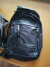 【已售300万】新款男女皮革触感胸包休闲时尚牛津布单肩包斜挎包 双层-黑色（高性价比） 实拍图