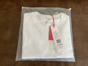 布先生明星同款长袖T恤男士小白T内搭 长袖标准T-圆领-白色 S(165) 实拍图