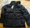 京东京造羽绒服男鸭绒加厚防寒工装面包服短款冬季外套衣服 黑色 2XL 实拍图