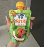 亨氏（Heinz）宝宝婴儿辅食水果苹果香芒香蕉黑加仑无添加果汁泥礼盒 120g*6 实拍图