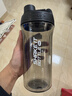 乐扣乐扣（LOCK&LOCK）大容量水杯tritan运动摇摇杯便携提手水壶男女塑料杯子800ML黑色 实拍图