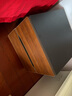 御乐欣实木床头柜卧室2025新款简约床边柜家用小型储物床头收纳柜子 【豪华底座】双抽胡桃色+黑40cm 【实木生态板】 实拍图