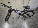 EG7山地自行车成人学生变速越野单车双减震赛车26寸青少年男女 辐条【升级减震 超强承重】炫彩 26寸21速【适合：160-180CM】 实拍图