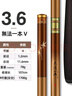光威（GW） 无法一本五代鱼竿钓鱼竿台钓竿渔具钓竿手竿超轻超硬碳素渔具 3.6m 实拍图