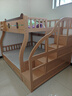 可颜上下铺床儿童床男孩女孩卡通高低床子母床双层床小户型实木上下床 柜梯款 上床宽160  下床宽180 实拍图
