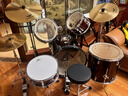 斗牛士（Bullfighter）架子鼓成人初学者儿童专业考级爵士鼓打击乐器 酒红色5鼓3镲（升级油皮鼓面） 实拍图
