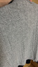 优衣库女装纽花圆领针织开衫/毛衣外套空调衫通勤秋冬新款481477 03 灰色 2XL 实拍图