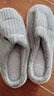【福利价】小熊小兔棉拖秋冬季情侣保暖学生男拖鞋女居家棉拖鞋 小熊小兔棉拖-灰色 44-45 适合43-44 实拍图