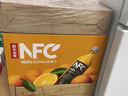 农夫山泉100%纯果汁NFC橙汁900ml*4瓶整箱礼盒装鲜果冷压榨0添加剂饮料 实拍图