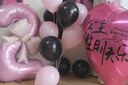 欧妮姿生日场景布置女孩生日气球道具氛围布置场景派对装饰快乐条幅套餐 实拍图