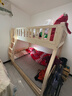 莱客轩（LAIKEXUAN）儿童上下床双层实木高低子母床爬梯款上铺1.15米下铺1.35米 实拍图