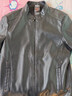 皮尔卡丹100%真皮皮衣男秋冬2026新款海宁头层牛皮正品男装皮夹克外套男款 2101-7黑色黑色立领 XL 实拍图