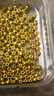 洲足金999金珠黄金小金珠金豆古法金珠DIY配件散珠隔珠路路通转运珠 3mm金珠  合单满 0.16g 包邮 单颗约0.02g 实拍图
