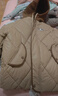 玛米玛卡（MOMOCO）儿童棉服外套冬季保暖连帽棉衣棉袄韩版休闲外套 咖色 130 实拍图