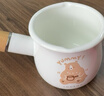 树可可小熊搪瓷迷你奶锅电磁炉燃气灶热油汤锅热牛奶婴儿煮面辅食专用 实拍图