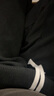 灯芯绒裤子男士秋冬款宽松大码束脚裤加绒长裤秋季运动休闲卫裤男 潮社坊-K123黑色 加绒 高质量款 L （建议105-120斤以内） 实拍图