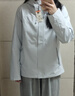 迪卡侬（DECATHLON）户外硬壳冲锋衣女款春秋登山服防风防水夹克风衣运动外套MH150 云纱蓝 L 实拍图