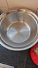 维艾（Newair）不锈钢盆五件套调料盆淘米洗菜盆和面盆沥水篮沙拉盆米筛味斗套装 实拍图