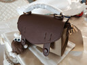 稻草人牛皮包包女款2025轻奢高端单肩斜挎剑桥包生日元旦礼物送女友老婆 实拍图