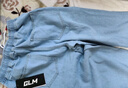 GLM牛仔裤男秋冬款宽松直筒裤子男潮流百搭抽绳美式休闲长裤浅蓝L 实拍图