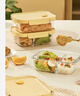 希乐扣Cilock玻璃饭盒上班族带饭便当盒微波炉加热餐盒大容量保鲜盒 长三隔+包 实拍图