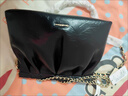 CHARLES&KEITH链条单肩腋下托特包流浪包包女包女友生日新年礼物CK2-20671559 Noir黑色 M 实拍图